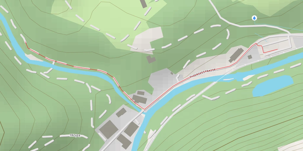 Map of the trail for Trojer