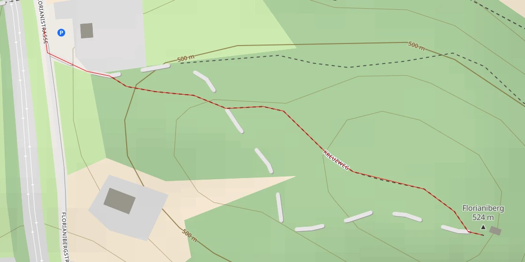 Map of the trail for Florianiberg