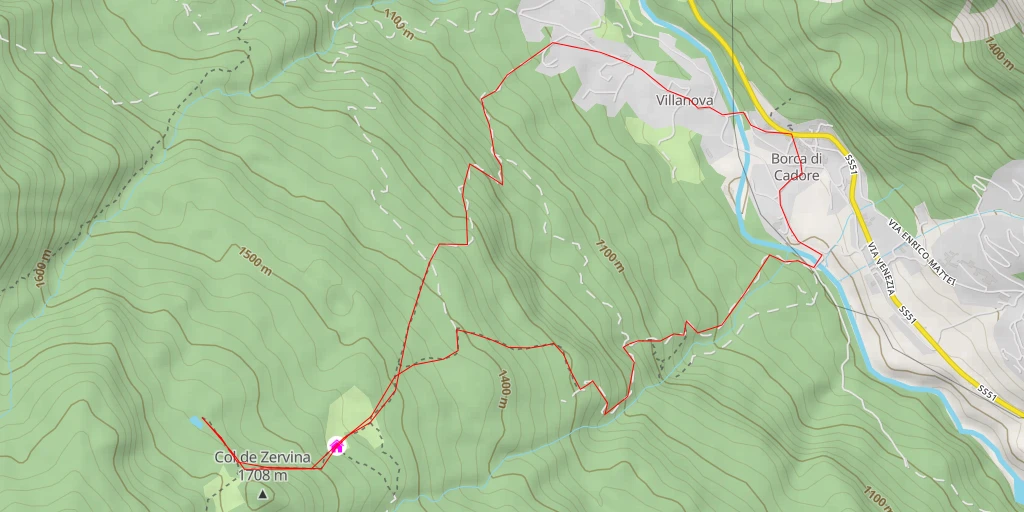 Map of the trail for Lagetti di Ceoliè