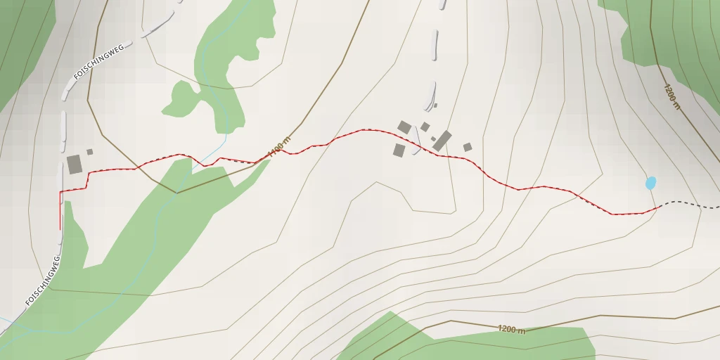 Map of the trail for Tagweid - Foischingweg