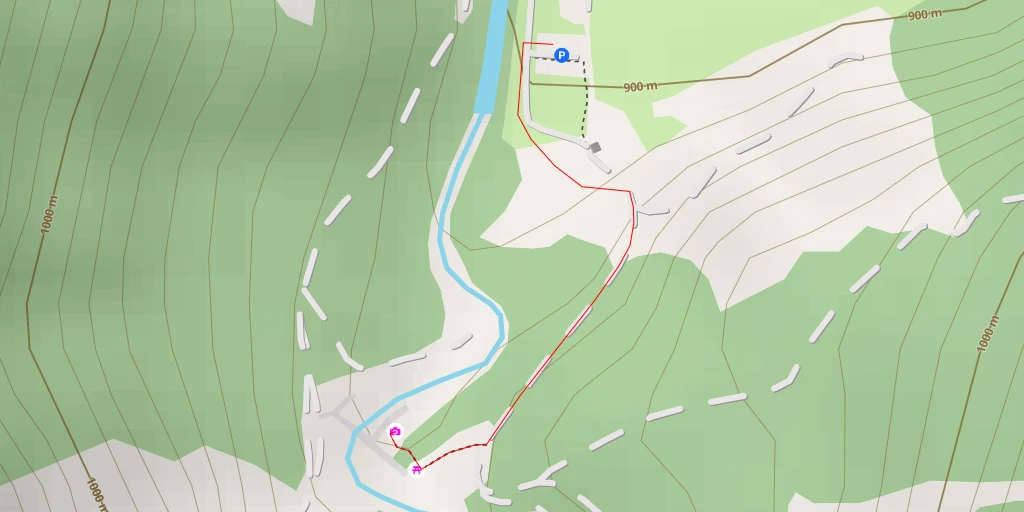 Map of the trail for Mittergasse