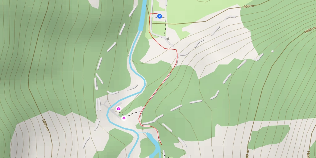 Map of the trail for Mittergasse