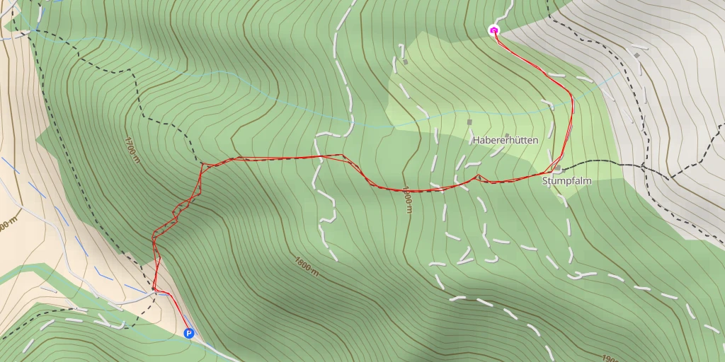Map of the trail for Gernbach