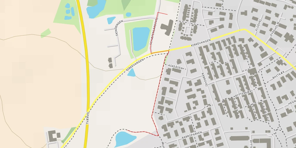 Map of the trail for Grydeåsen