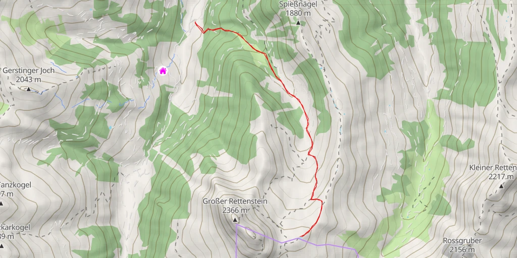 Map of the trail for 6365