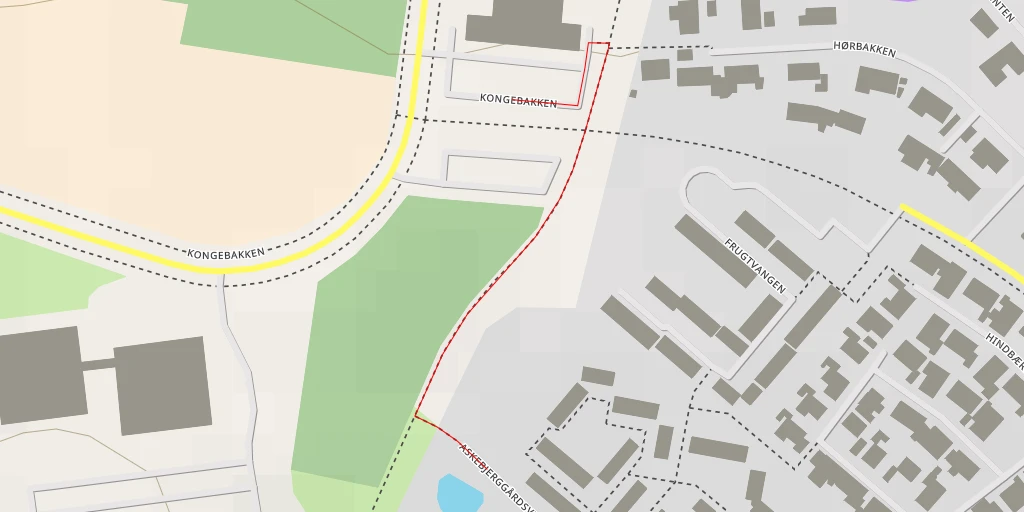 Map of the trail for Askebjerggårdsvej