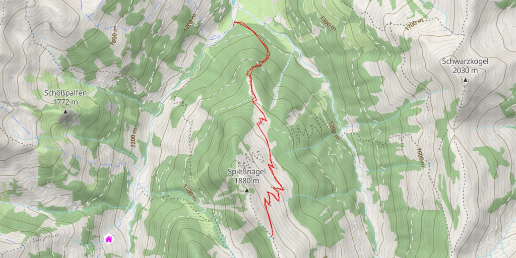 Carte de l'itinéraire :  Hirzegg