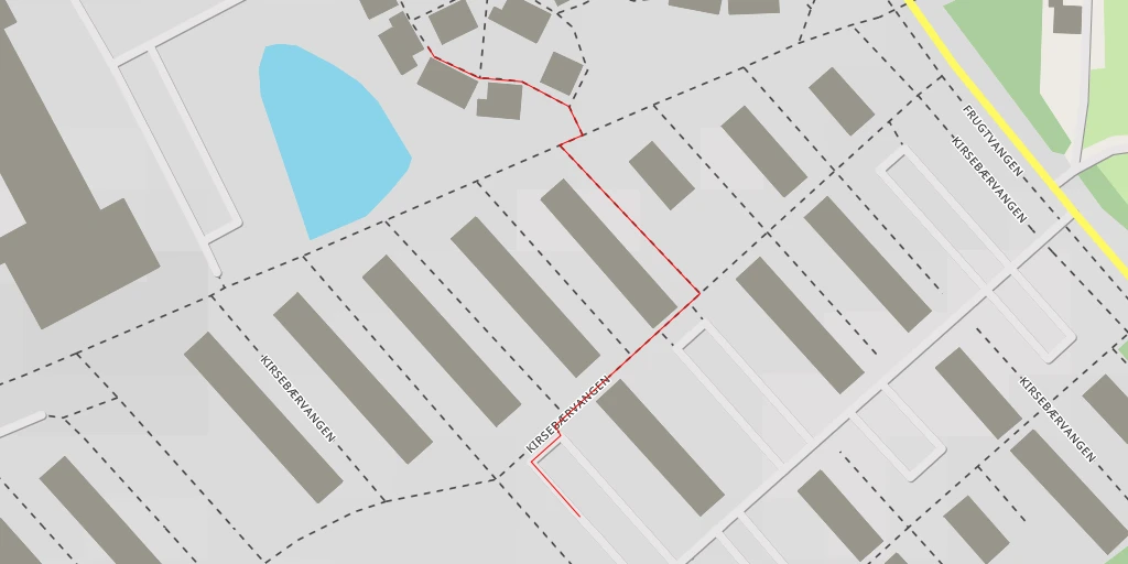 Map of the trail for Æblevangen