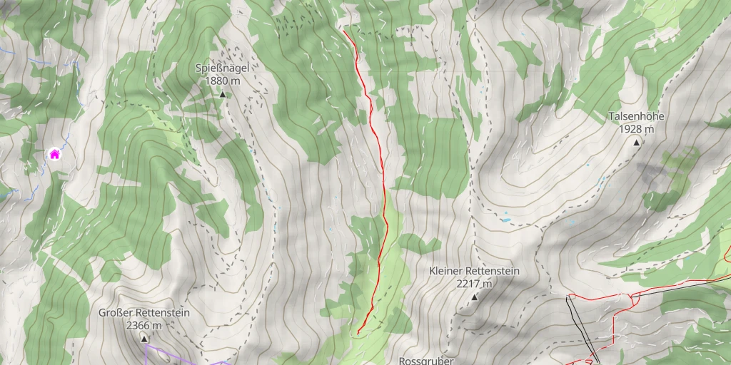 Carte de l'itinéraire :  Land Slide