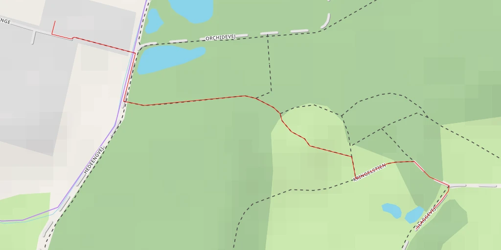 Map of the trail for Slaggevej - Slaggevej