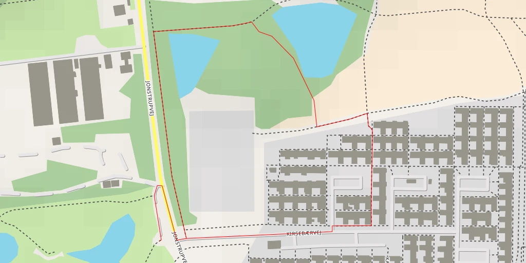 Map of the trail for Lammets Kvarter