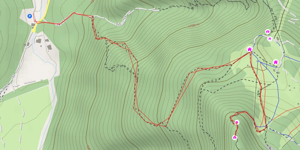 Map of the trail for 100 - Sexten - Sesto