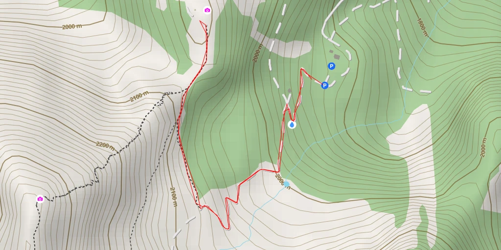 Map of the trail for Sattel