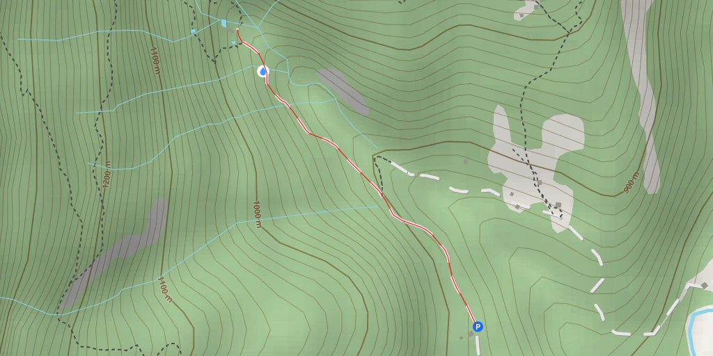 Carte de l'itinéraire :  Val de Faé