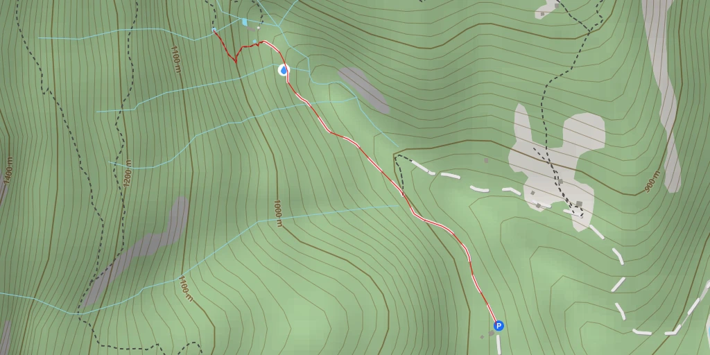 Carte de l'itinéraire :  Val de Faé