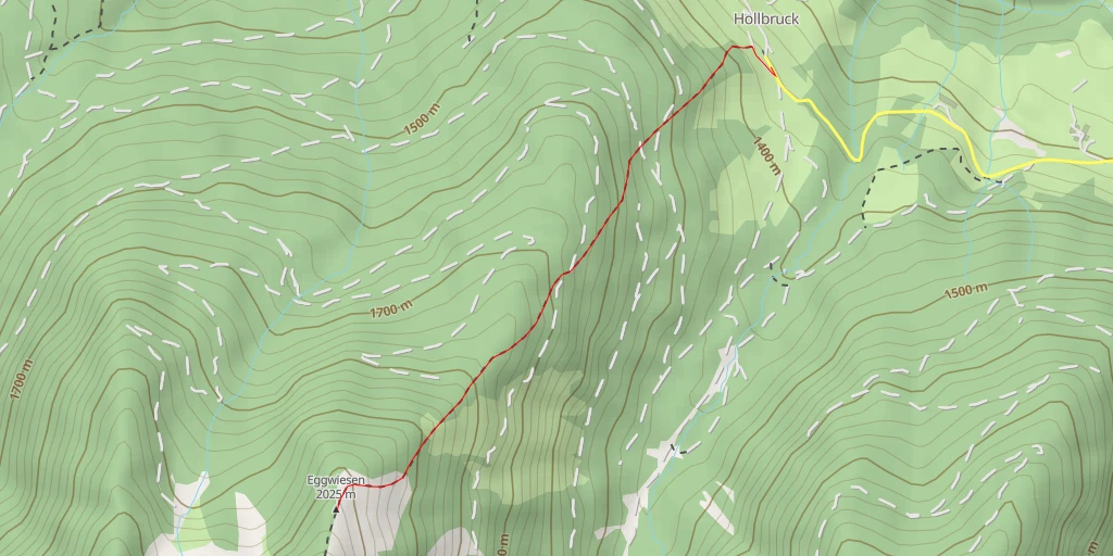 Map of the trail for Eggwiesen