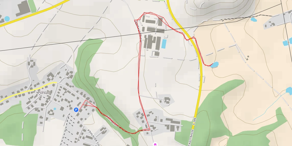 Map of the trail for Freitagstraße - Freitagstraße