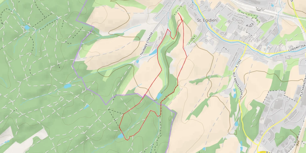 Map of the trail for Carlstraße - Carlstraße