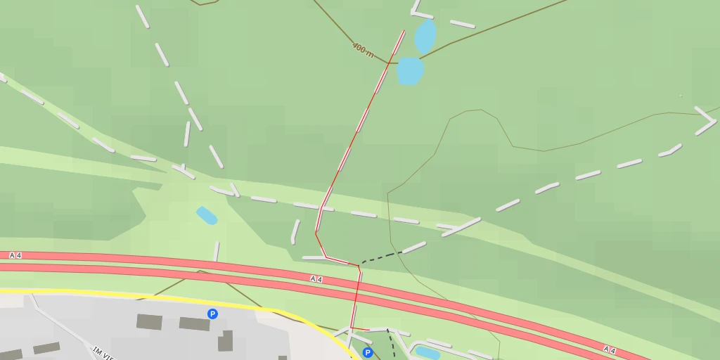 Map of the trail for A 4