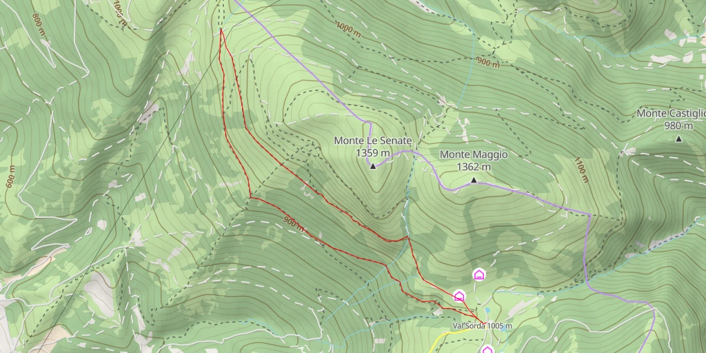 Carte de l'itinéraire :  Troscia Valmare