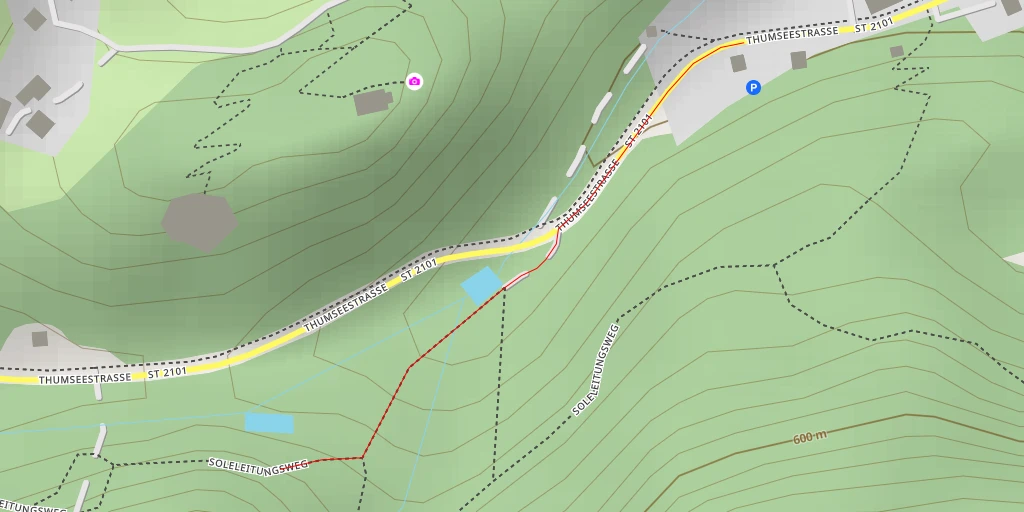 Map of the trail for Soleleitungsweg - Soleleitungsweg