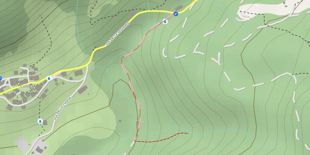 Carte de l'itinéraire :  Cascata Rio Plumbs