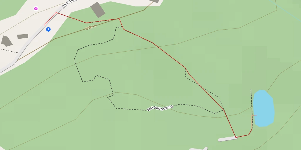 Map of the trail for Waldrundweg - Waldrundweg