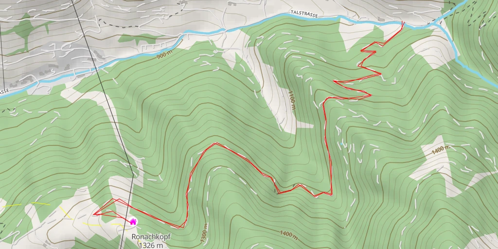 Carte de l'itinéraire :  Enzianhütte