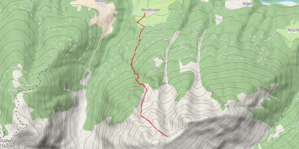 Map of the trail for Nostra - Lesachtal