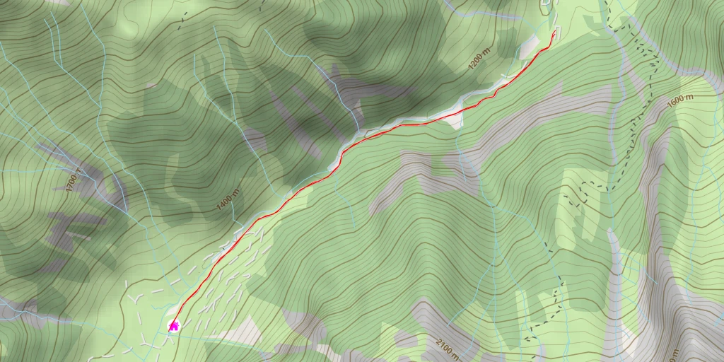 Map of the trail for Wörth Gollehenalm - 114