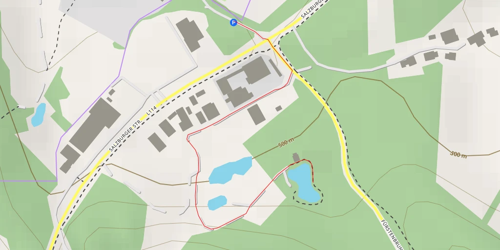 Map of the trail for Fürstenbrunnerstraße - Fürstenbrunnerstraße