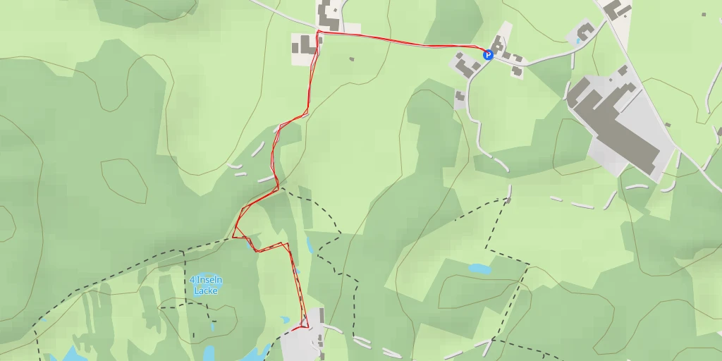 Map of the trail for Moorrundwanderweg - Moorrundwanderweg