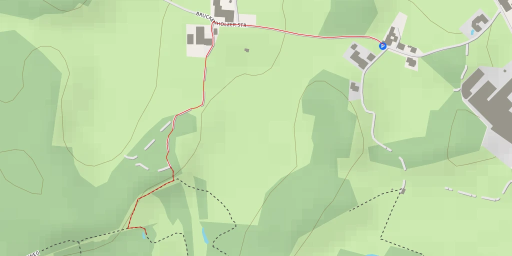 Carte de l'itinéraire :  Moorrundwanderweg - Moorrundwanderweg