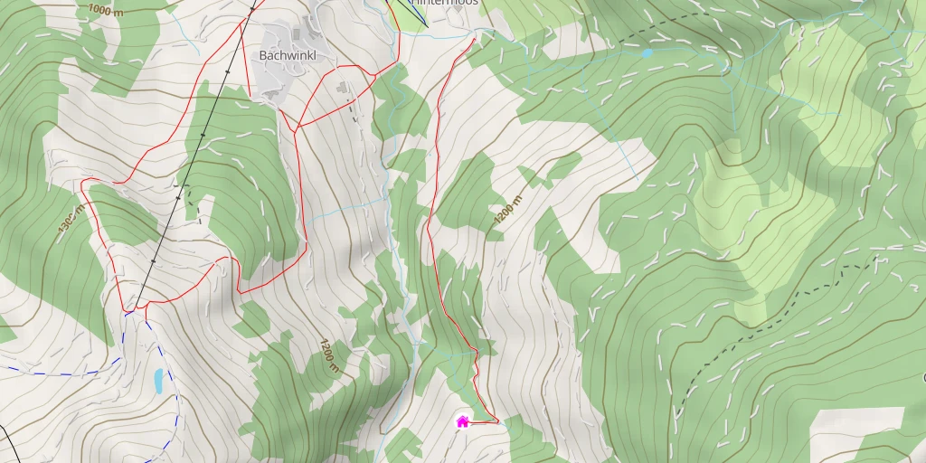 Carte de l'itinéraire :  Eggeralm