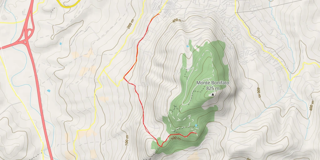 Map of the trail for Valso