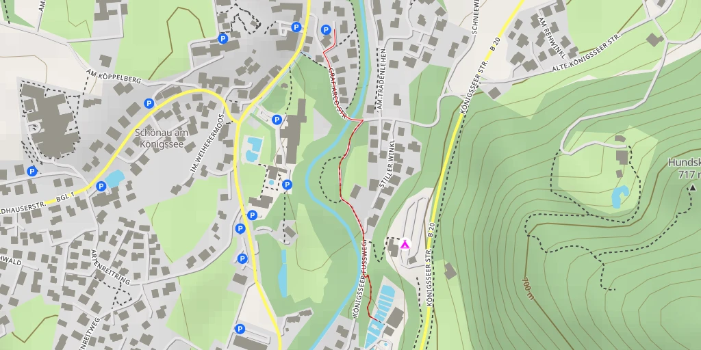 Map of the trail for An der Stangermühle