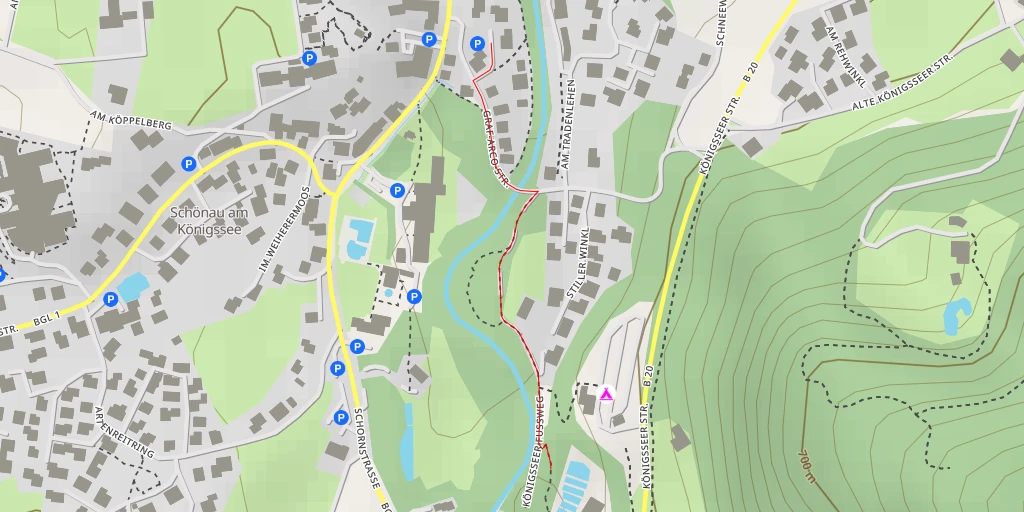 Map of the trail for An der Stangermühle