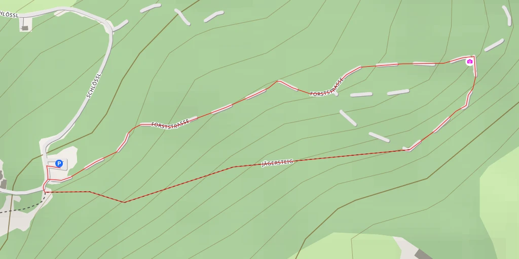 Carte de l'itinéraire :  Blick in den Steinbruch