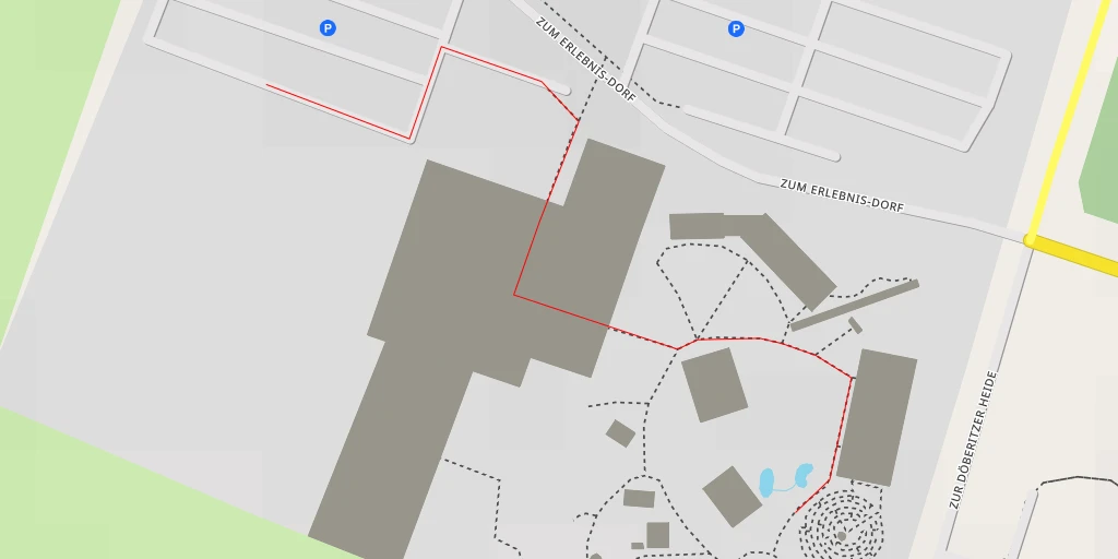 Map of the trail for Karls Erlebnis-Dorf - Zur Döberitzer Heide