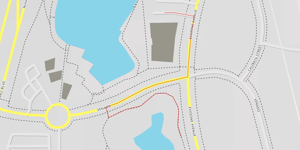 Map of the trail for Evozone Avenue - Evozone Avenue - Santa Rosa