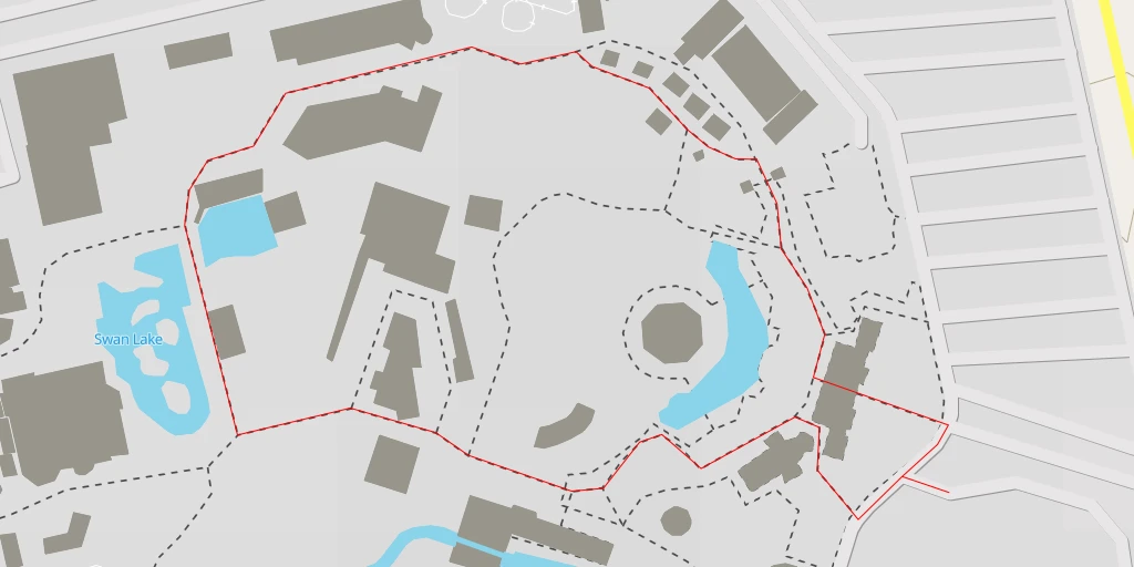 Map of the trail for Enchanted Kingdom - RSBS Boulevard - Santa Rosa