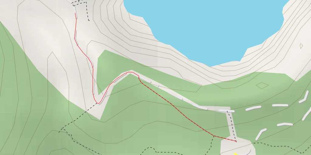 Map of the trail for Jalan Moni - Kelimutu