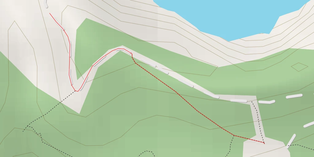 Map of the trail for Jalan Moni - Kelimutu