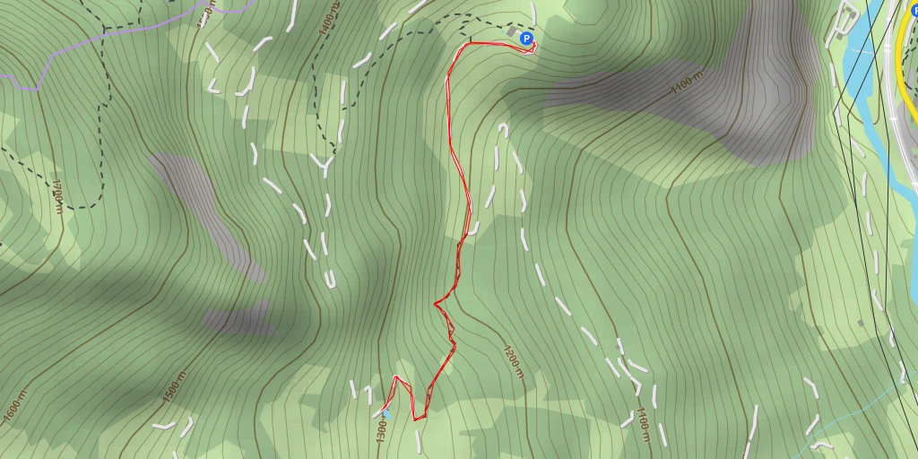 Carte de l'itinéraire :  Bärenweg