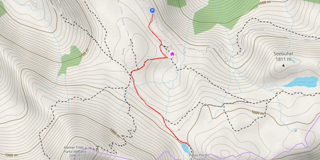 Map of the trail for Sentiero dei Silenzi - Sentiero dei Silenzi