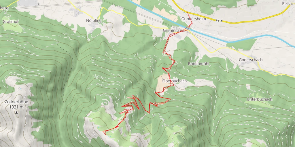 Map of the trail for 9632