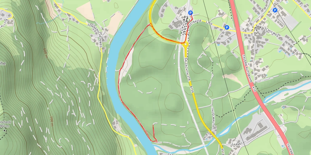 Map of the trail for Sonnenscheinweg - Sonnenscheinweg