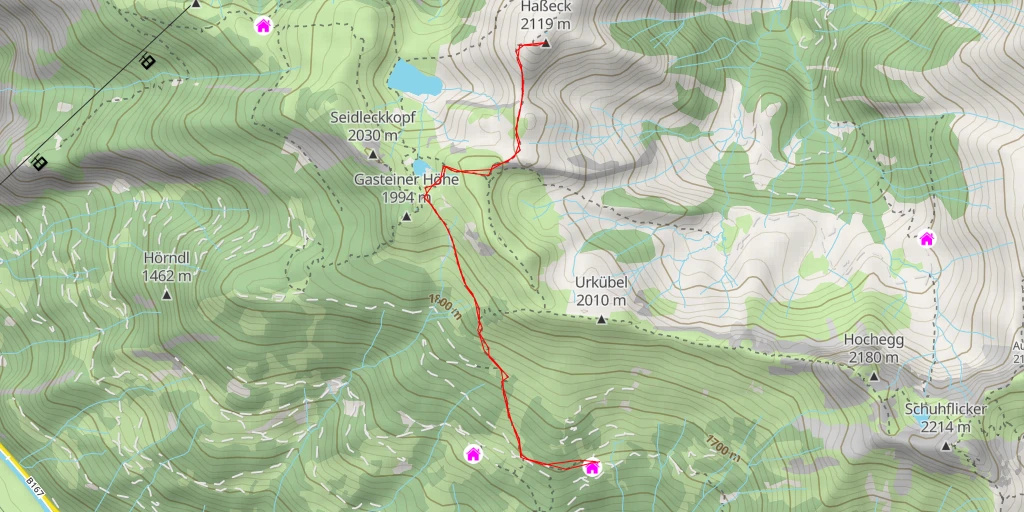 Carte de l'itinéraire :  Haßeck