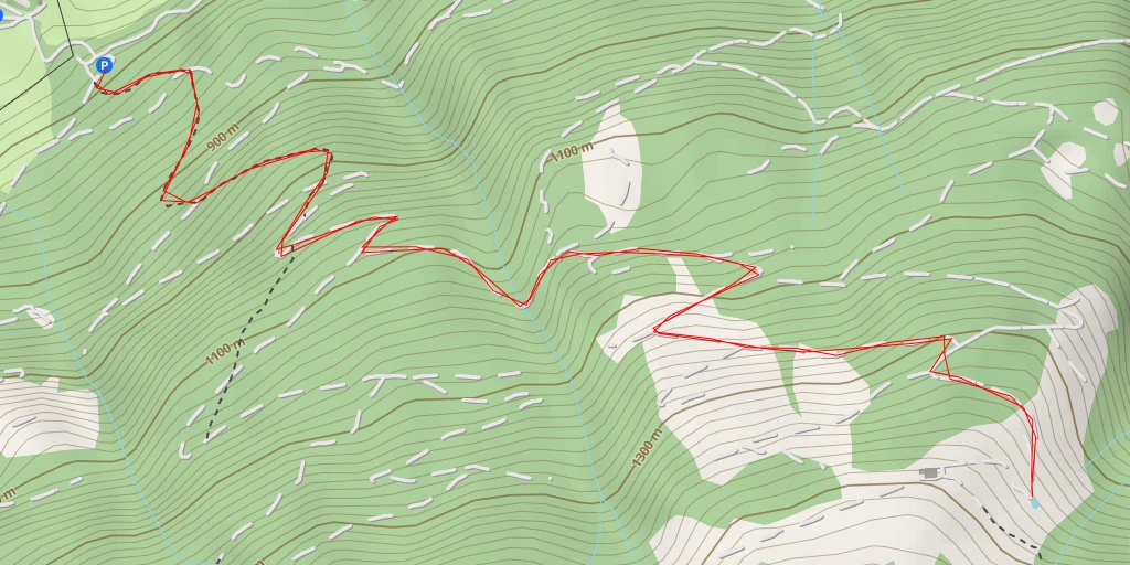 Map of the trail for Glanweg