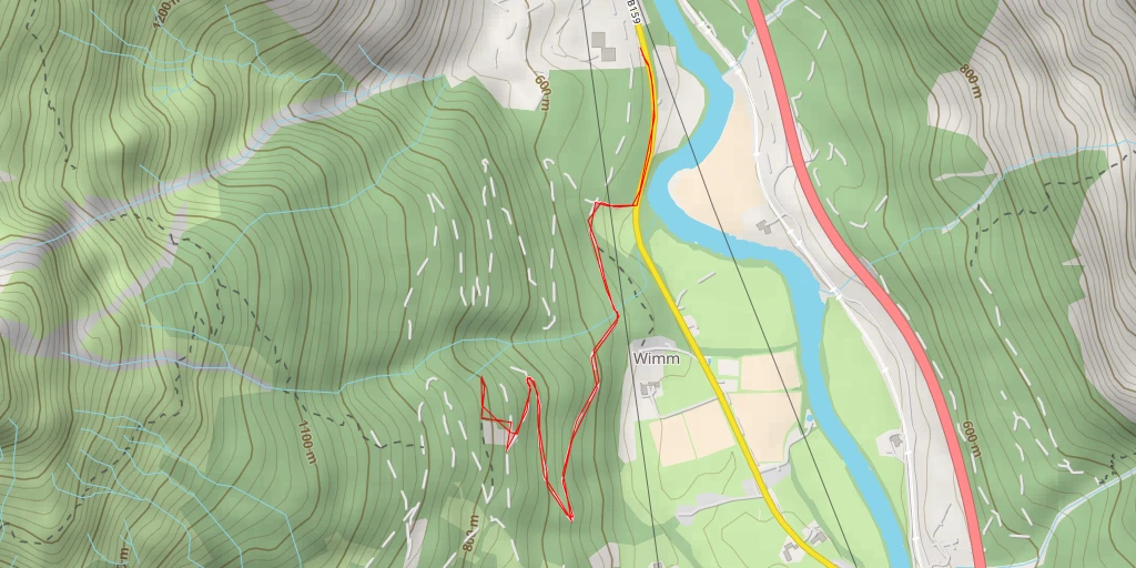 Carte de l'itinéraire :  Sulzerberg